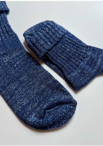 Pamuklu Fitilli Simli Kadın Çorabı fiyatları