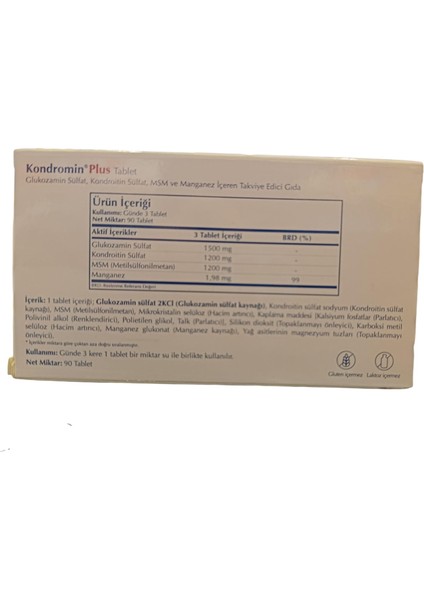 Kondromin Plus 90 Tablet fiyatları