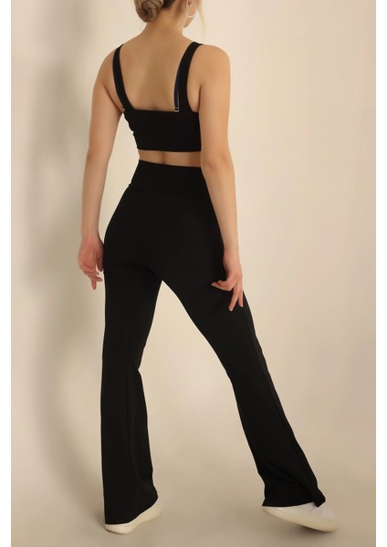 Premium Içi Polarlı, Şardonlu,dalgıç, Ispanyol Paça, Toparlayıcı, Kışlık Örme Tayt Pantalon Siyah fiyatları