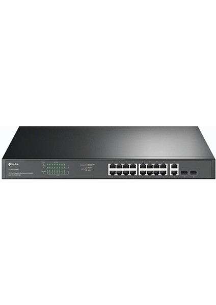 Tp-Lınk SG1218MP, 16 Port, Gigabit, Poe 250W, 2 Port Gigabit Combo Sfp, Rackmount, Yönetilemez, Switch