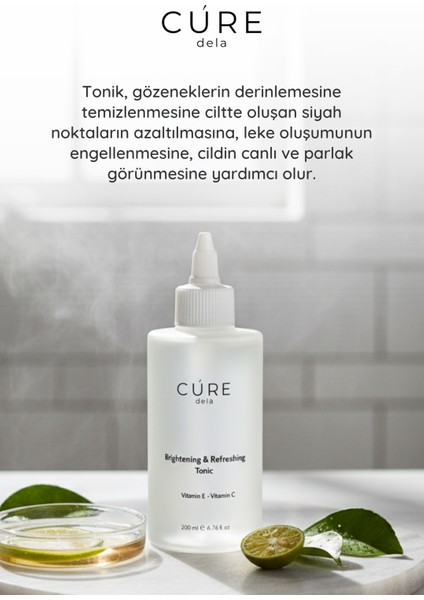 Siyah Nokta Karşıtı, Gözenek Sıkılaştırıcı, Leke Karşıtı, Aydınlatıcı Tonik 200 ml fırsatları