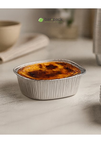 Bar- Pack Alüminyum Sütlaç Kabı/ kasesi 100 Adet modelleri