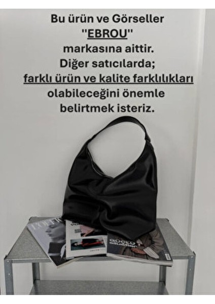 Kadın Büyük Boy Siyah Süet Deri Omuz ve Tote Çanta Basic Koleksiyon Geniş Hacim