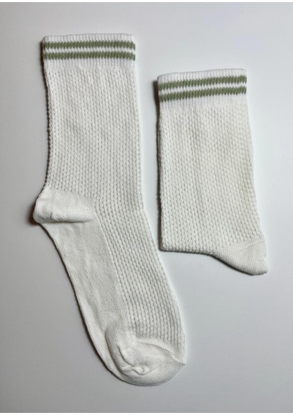 Pamuklu Fileli Kadın Tenis Çorap