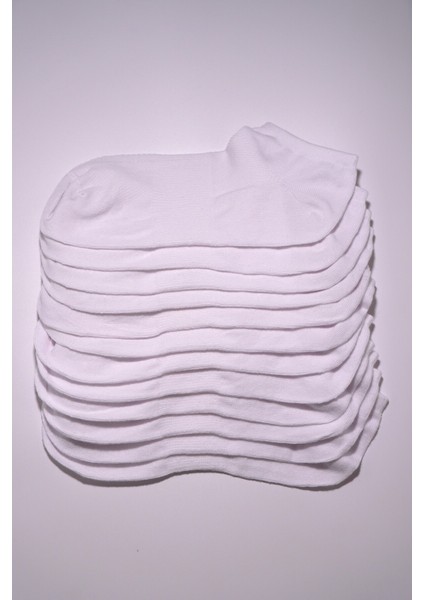 Unisex Pamuklu Kısa Spor Çorap 12'li Paket