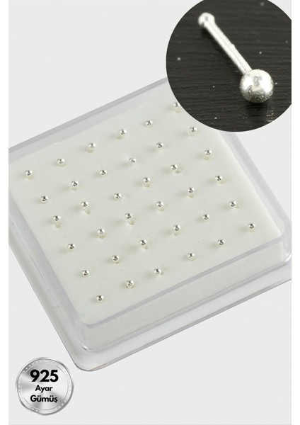 2 mm Top Gümüş Hızma 36 Adet