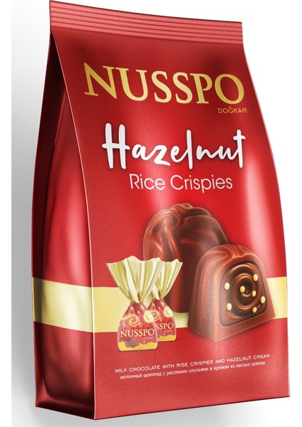 Pirinç Patlaklı Fındık Kreması Dolgulu Sütlü Çikolata 240 gr