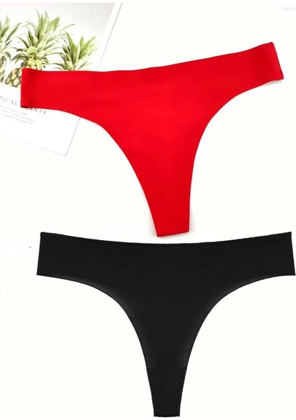 Kadın Lazer Kesimiz Yapmaz Tanga Külot 2 Adet