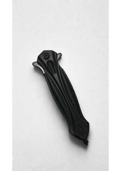 Siyah Sivri Uçlu Polimer Gövde Kemer Klipsli Kamp Çakısı fiyatları