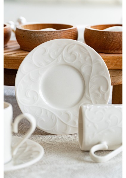 Bahar 4 Parça 2 Kişilik Porselen Kahve Fincan Takımı fırsatları