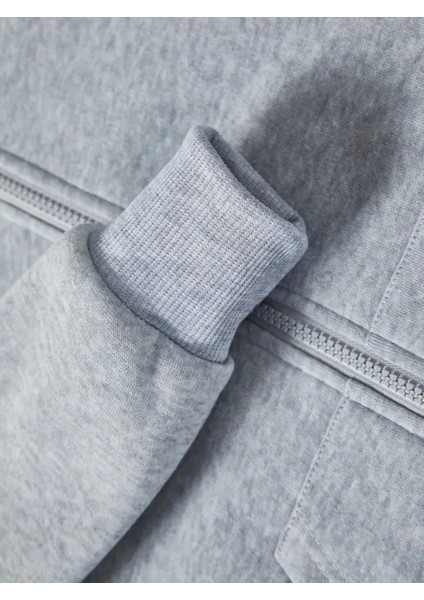 Unisex Inci Küpeli Kız Baskılı Oversize Sırt Baskılı Fermuarlı Kapşonlu Hırka fiyatları