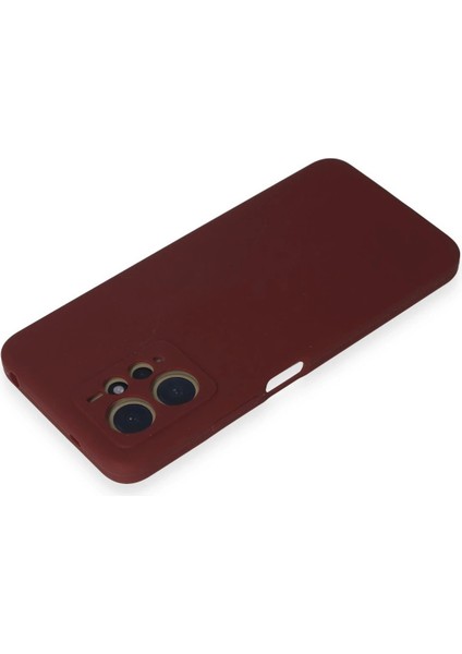 Xiaomi Redmi Note 12 4g Kılıf Nano Içi Kadife Silikon - BORDO-(5796) modelleri