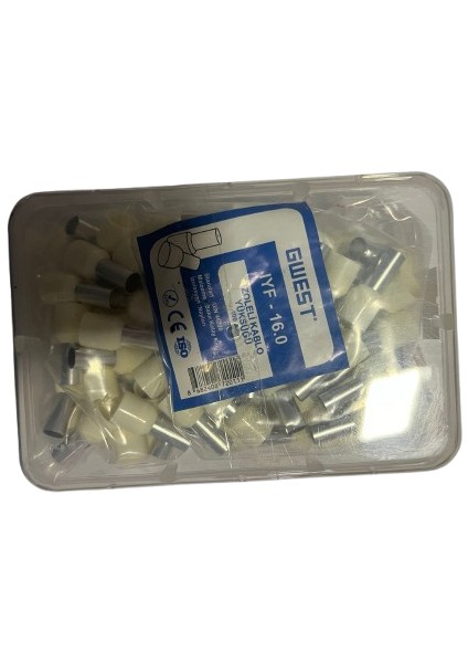 Izoleli Kablo Yüksüğü Iyf-16,0 Beyaz Adet 100