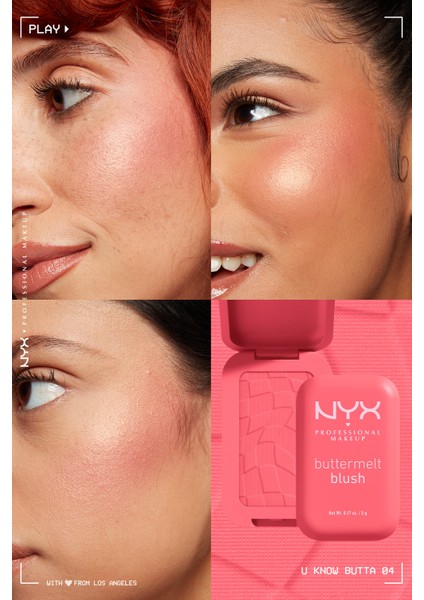 Buttermelt Blush Kremsi Pembe Pudra Allık - 04 U Know Butta & Maybelline Tattoo Gel Pencil Orange Flash modelleri