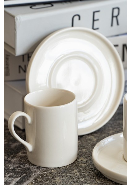 Rüya 4 Parça 2 Kişilik Porselen Kahve Fincan Takımı fırsatları