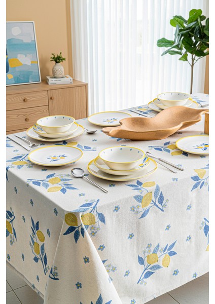 Limon Desenli 12 Kişilik 48 Parça Premium Porselen Yemek Takımı fiyatları