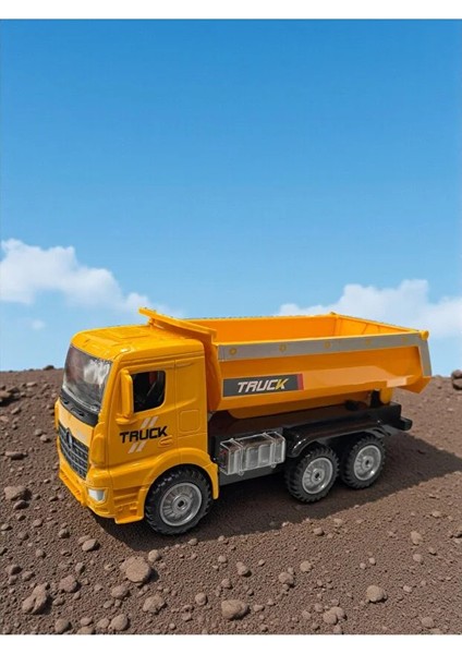 Pilli Sesli Işıklı 360 Derece Full Hareketli Çarp Dön 20 cm Inşaat Aracı Kamyon indirimleri