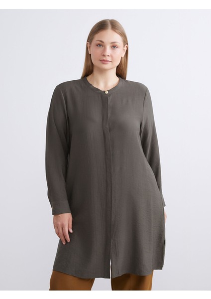 Yeni Sezon Hakim Yaka Kadın Gömlek Tunik modelleri