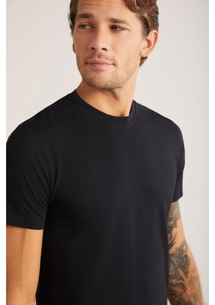 James Bisiklet Yaka Pamuklu 2'li Erkek Tshirt fiyatları