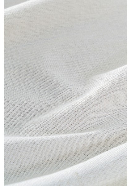 Keten Dokulu Masa Örtüsü 160X220 cm Ekru Sade Modern Sofra Tekstili fiyatları