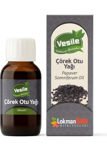 Çörek Otu Yağı - Soğuk Sıkım - 50 ml