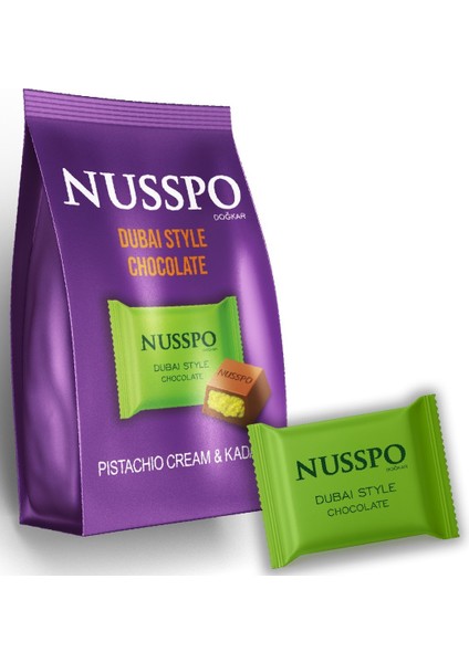 A.fıstığı Kremalı Kadayıflı Sütlü Çikolata (Dubai Style) 225 gr