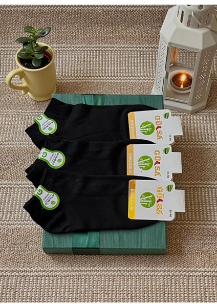 Bambu Terletmez Dikişsiz Kısa Kadın Çorap 6'lı Paket fiyatları