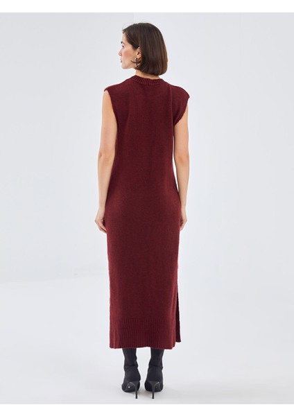 Yeni Sezon Bisiklet Yaka Kadın Triko Elbise indirimleri