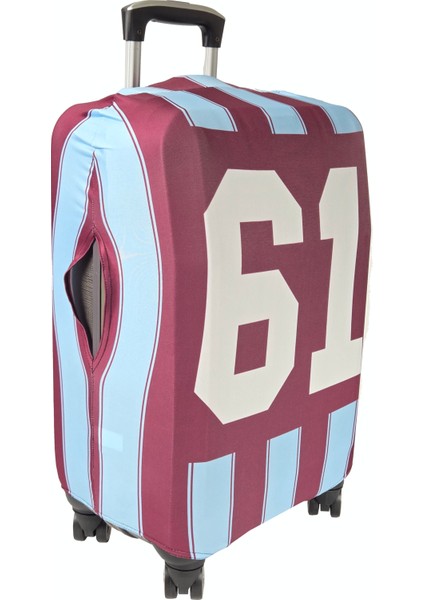 (MY#141 Trabzon) Valiz Için kılıf Bordo-Mavi-Kabin Boy modelleri