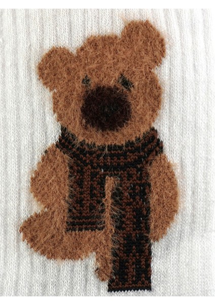 Teddy Bear Ayıcık Desenli Pamuklu Çorap 2 Çift modelleri