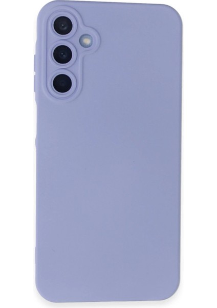 Samsung Galaxy A25 5g Kılıf Nano Içi Kadife Silikon - LILA-(5796)