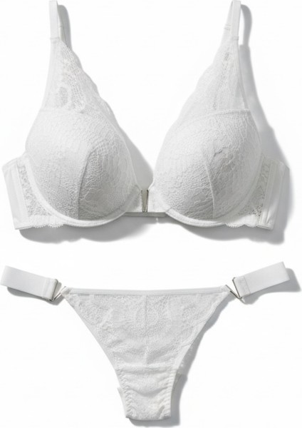 Dantel Detaylı Balenli Destekli Sütyen Takımı – Metal Aksesuarlı, Esnek Elastan Kumaş modelleri