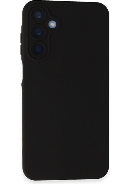Samsung Galaxy A15 4g Kılıf Nano Içi Kadife Silikon - SIYAH-(5796)
