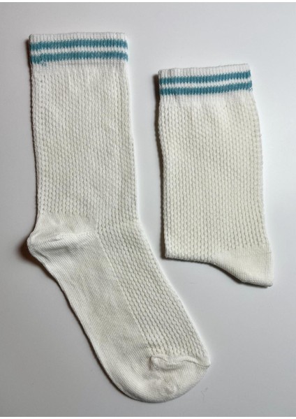 Pamuklu Fileli Kadın Tenis Çorap