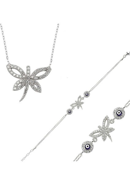 925 Ayar Gümüş Yusufçuk Set