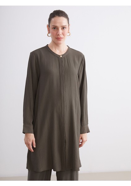 Yeni Sezon Hakim Yaka Kadın Gömlek Tunik