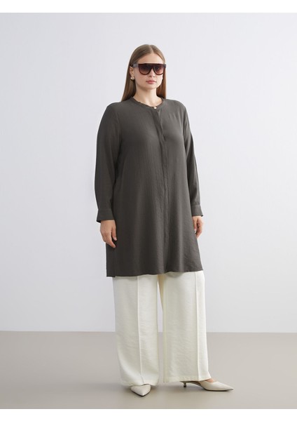 Yeni Sezon Hakim Yaka Kadın Gömlek Tunik fiyatları