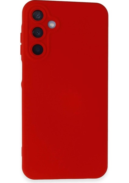 Samsung Galaxy A05S Kılıf Nano Içi Kadife Silikon - KIRMIZI-(5796)