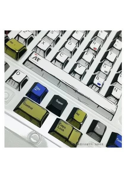 141 Tuş Keycaps Süblimasyon Pbt Klavye Tuş Mekanik Klavye Tuş Takımı