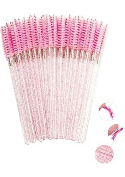 50 Adet Kozmetik Kirpik Fırçası fiyatları