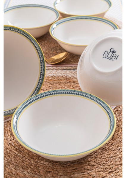 Dubai 6 Kişilik 16 cm Premium Porselen Çorba Kasesi Takımı fiyatları
