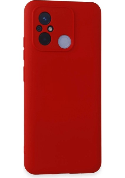 Xiaomi Redmi 12C Kılıf Nano Içi Kadife Silikon - Kırmızı