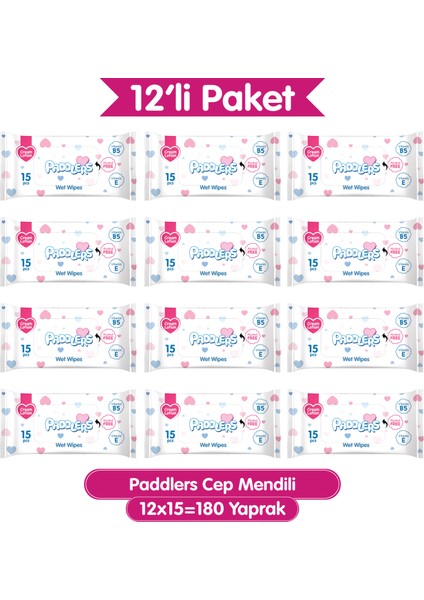 Cep Mendili 12 x 15 180 Yaprak