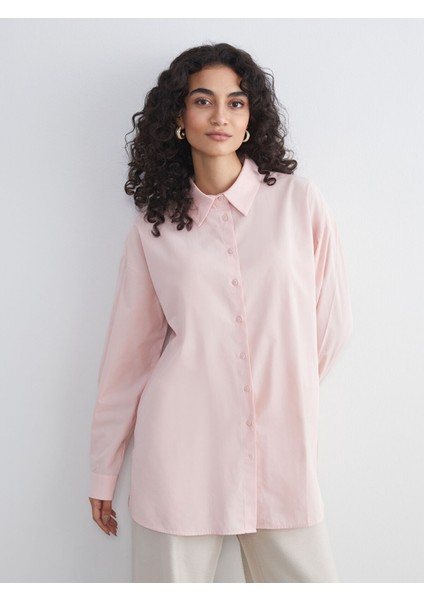 Yeni Sezon Poplin Kadın Gömlek Tunik