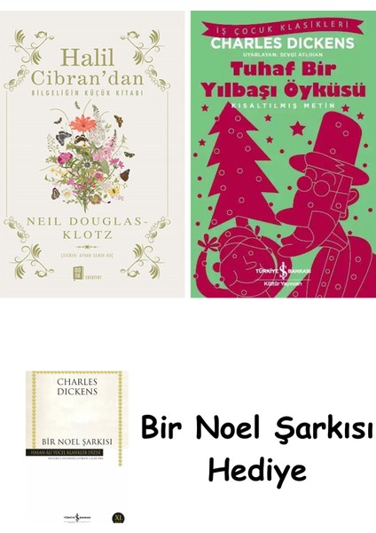 Halil Cibran’dan Bilgeliğin Küçük Kitabı + Tuhaf Bir Yılbaşı Öyküsü + Bir Noel Şarkısı