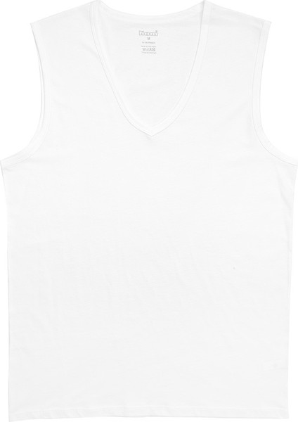 Barry Erkek V Yakalı Sıfır Kol %100 Pamuklu 2'li Atlet Set modelleri