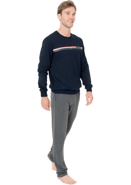 Erkek Uzun Kol Pijama Takım 18925