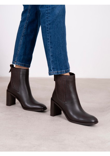 Lucia Kahve Hakiki Deri Kadın Bot fiyatları