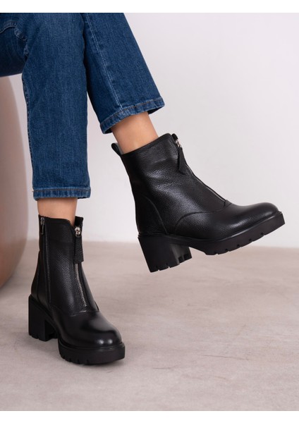 Kristina Siyah Hakiki Deri Kadın Bot fırsatları
