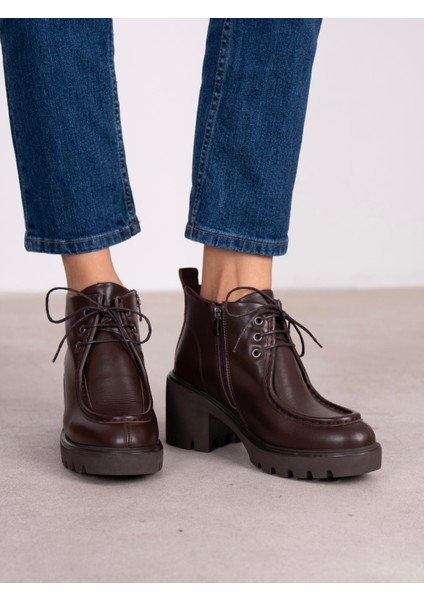 Arwen Kahve Hakiki Deri Kadın Bot fiyatları